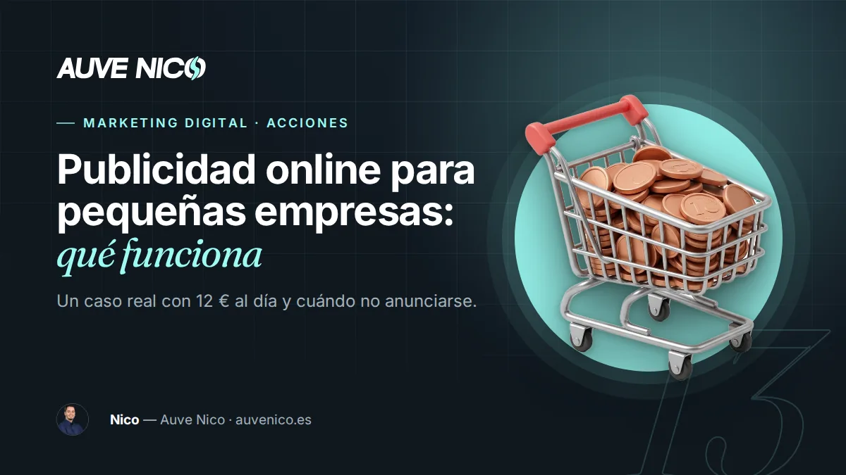 Portada de l'article: Publicitat en línia per a petites empreses: què funciona de debò