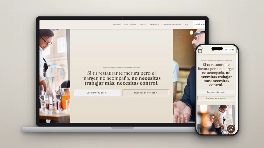Web de DA&TO Consulting en portàtil, tauleta i mòbil — Auve Nico