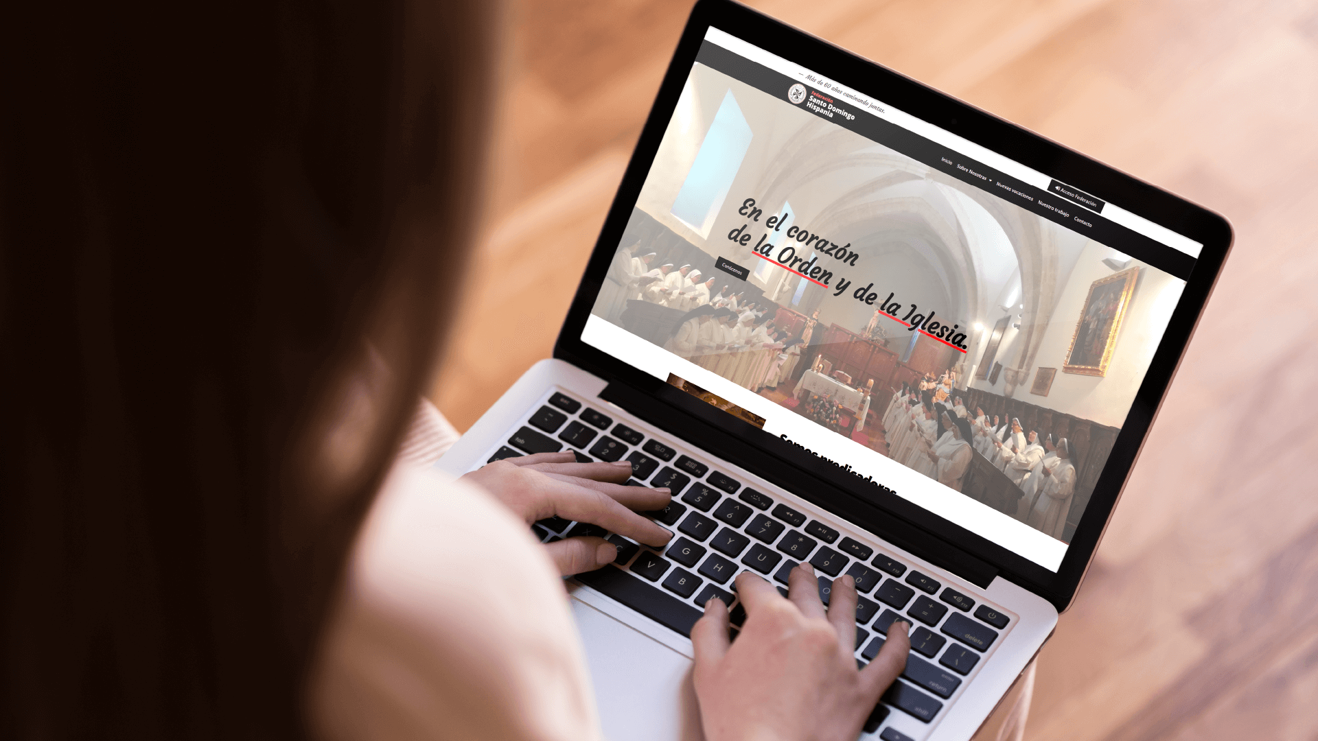Diseño web de Auve Nico para Federación Santo Domingo Hispania - Web